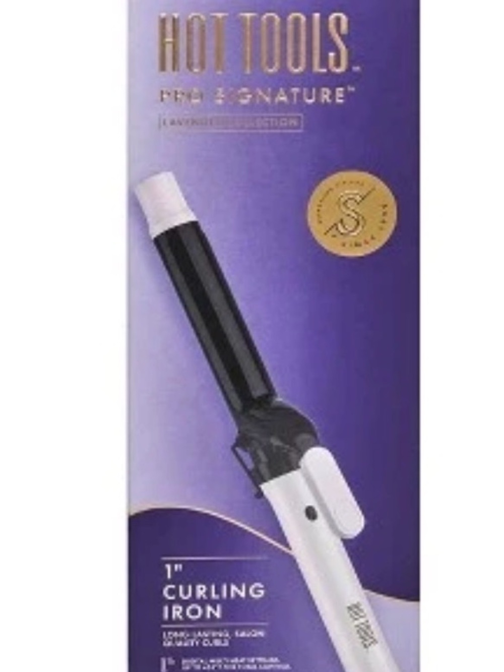 💜 Hot Tools Pro Signature Lavender Collection 1” Curling Iron